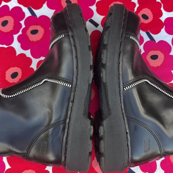 🏴󠁧󠁢󠁥󠁮󠁧󠁿 Dr. Martens MIE Zippered Y2K Chunky Mono Black Ankle Boots UK 5 - Picture 14 of 17